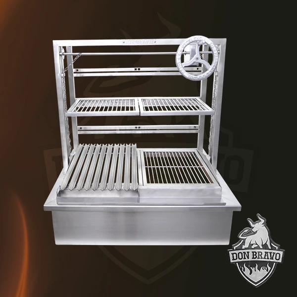 GRILL ELEVATÓRIO COM BRASEIRO